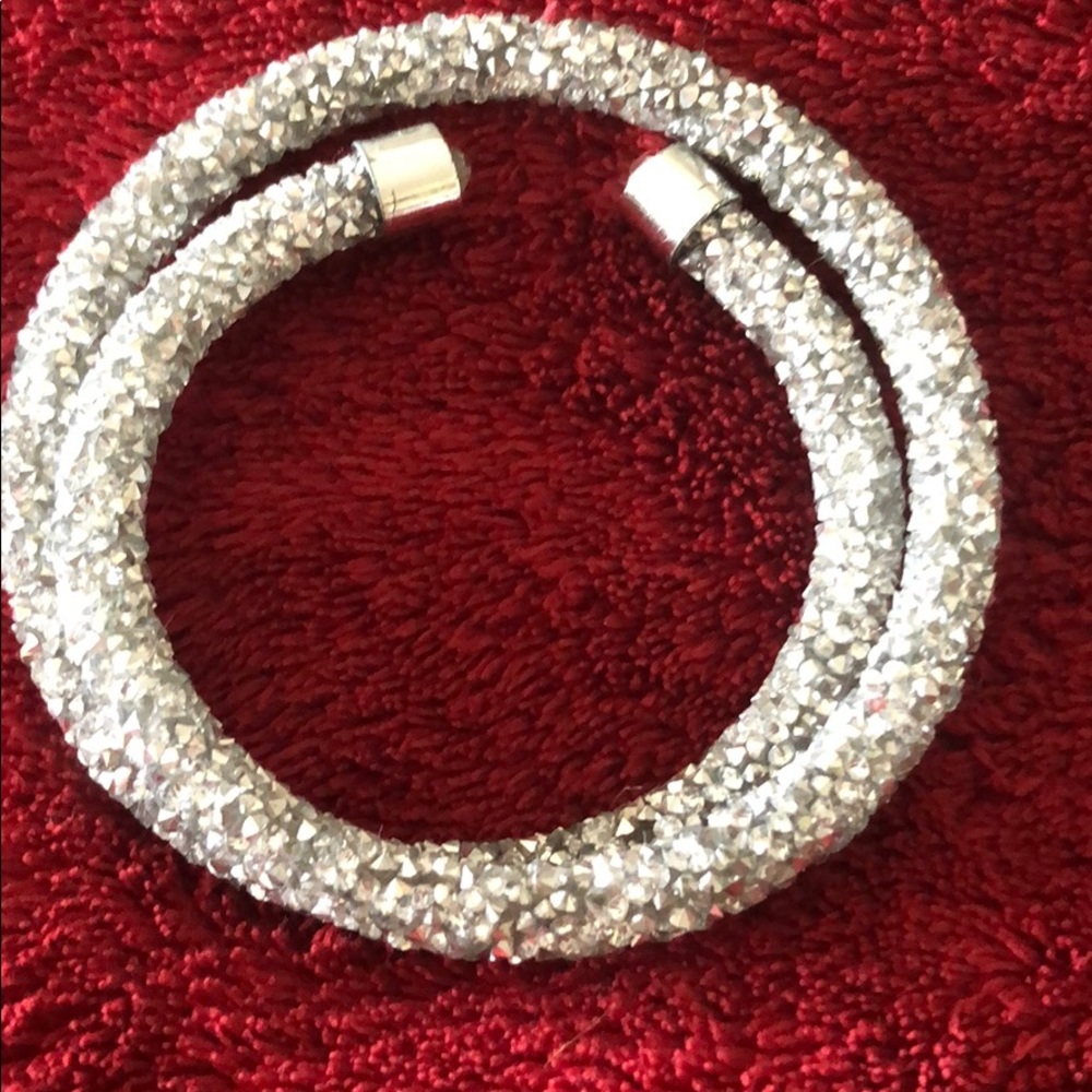 BEAUTIFUL SPARKLING BRACELET DOBLE WRAP